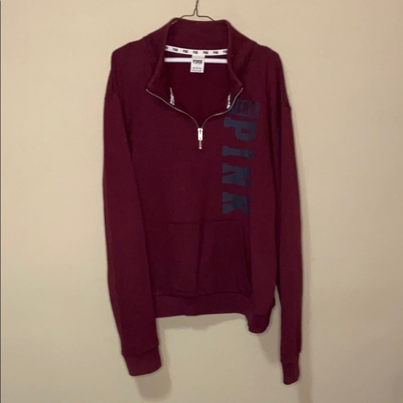 Victoria Secret Pink Burgundy Sweatshirt - Picture 3 of 9